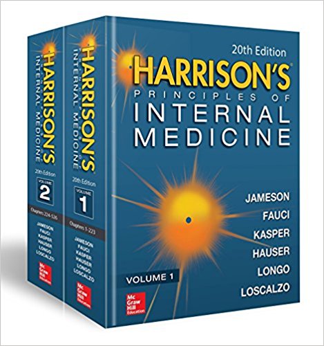 Harrison’s Principles of Internal Medicine 20th Edition (Vol.1 & Vol.2) 2018