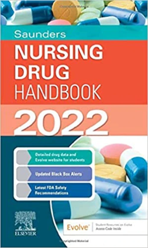 Saunders Nursing Drug Handbook 2022 1st Edition